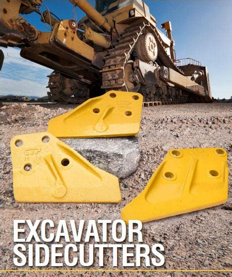 mini excavator side cutters|aftermarket caterpillar side cutters.